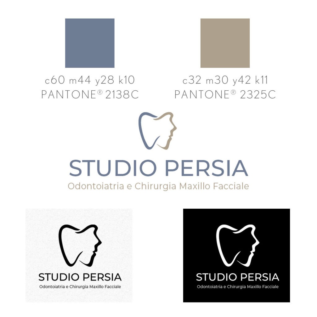 palette colori logo dottor marco persia