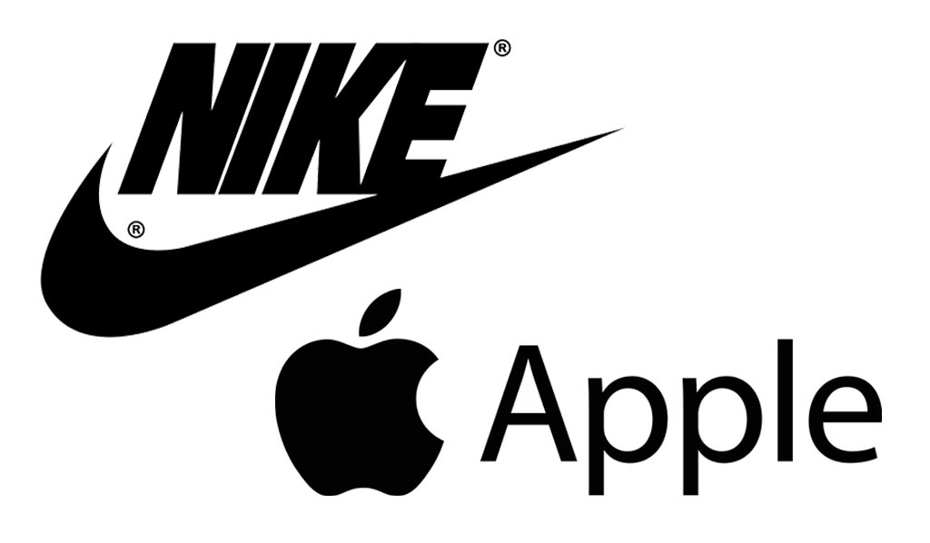 Loghi diventano sempre più semplici e lineari come Nike e Apple.