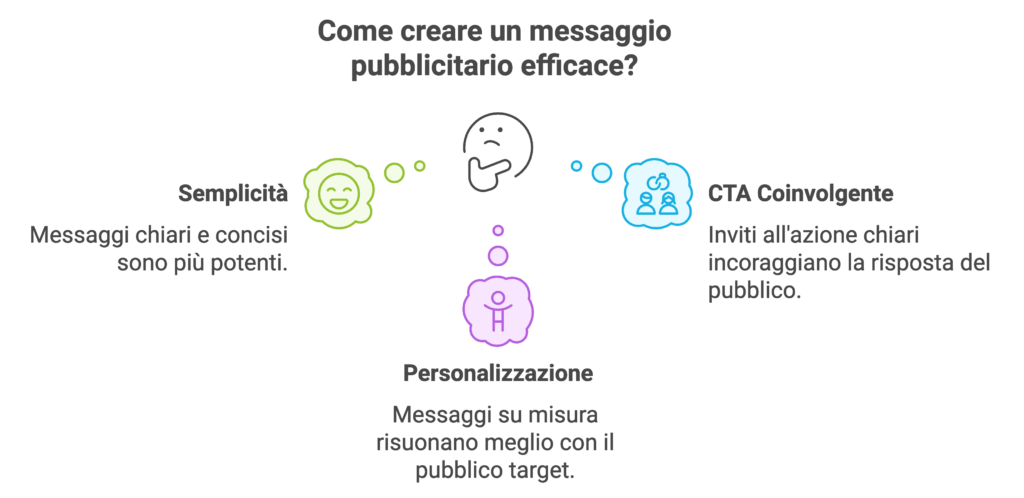 come creare un messaggio pubblicitario efficace